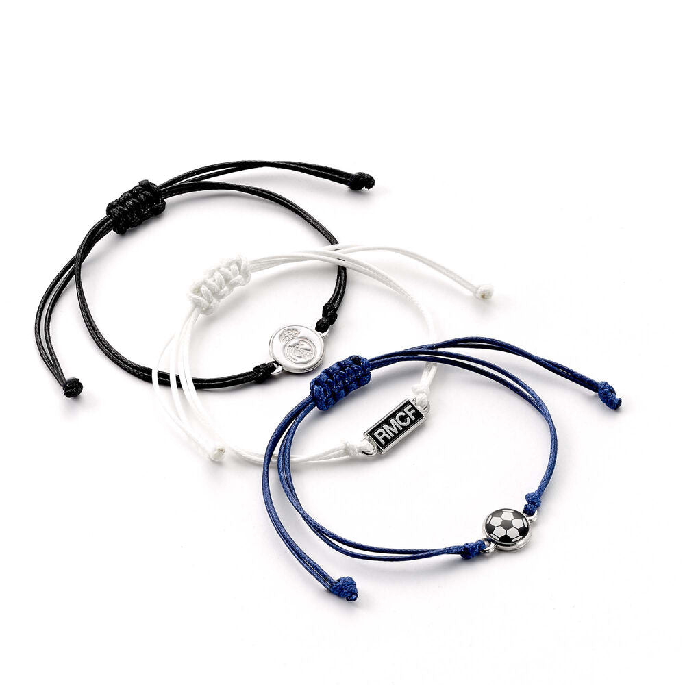 Set 3 Pulseras Amistad Real Madrid THE CARAT SHOP