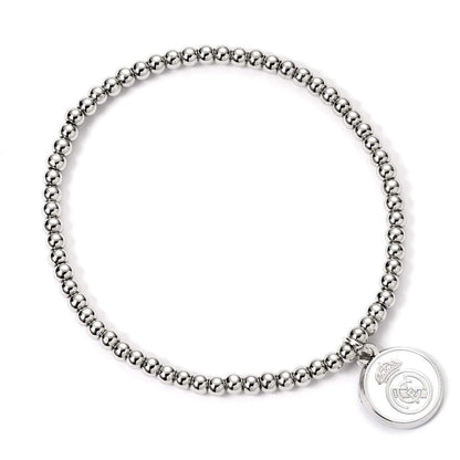 Pulsera Real Madrid plateada THE CARAT SHOP