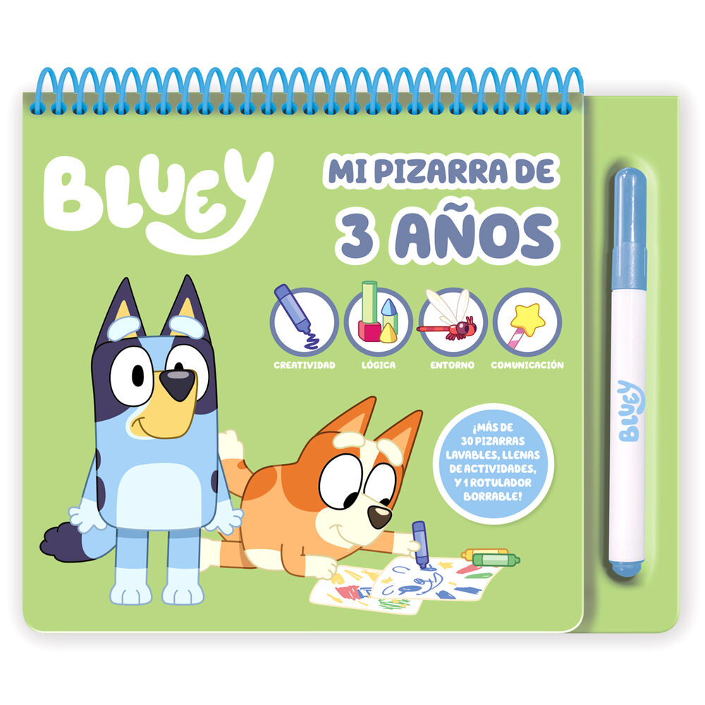 Mi Pizarra Actividades 3 Años Bluey español MOOSE