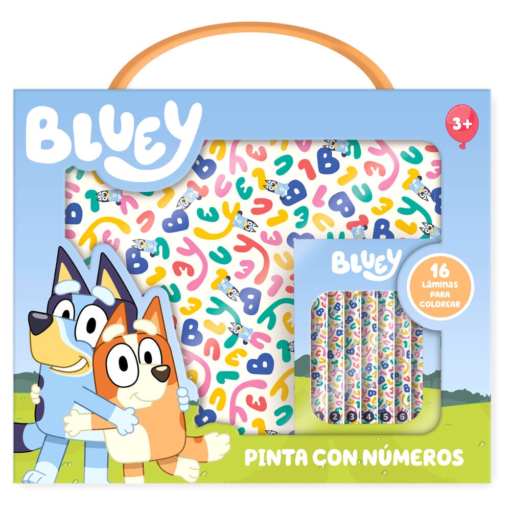 Maletin Pinta con Numeros Bluey MOOSE