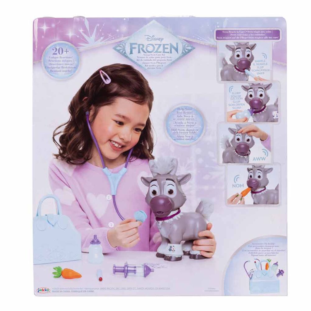 Kit de Cuidados Sven interactivo Frozen Disney JAKKS PACIFIC
