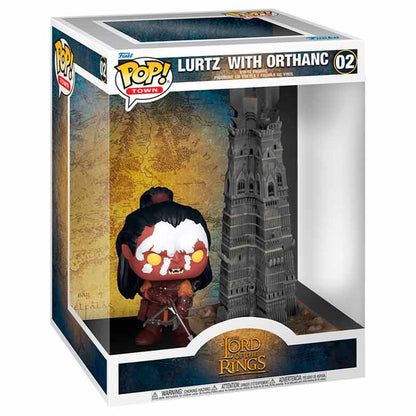 Figura POP Town El Señor de los Anillos Lurtz with Orthanc FUNKO