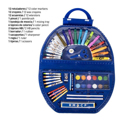 Set papeleria coloreable Real Madrid 50pzs CERDÁ