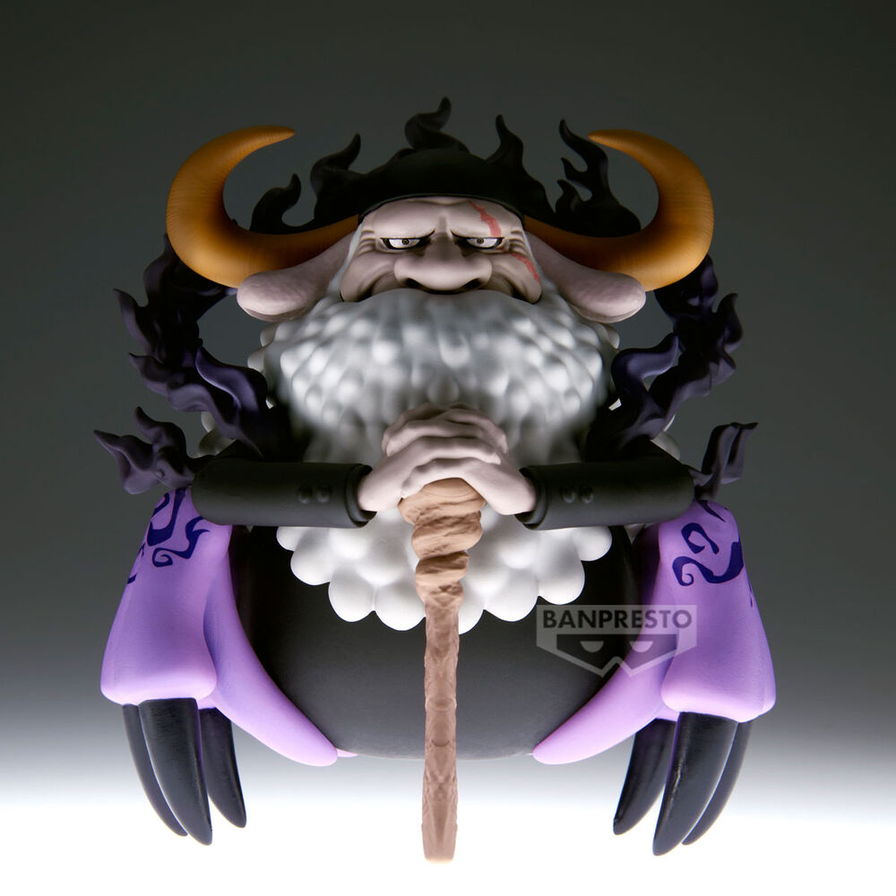 Figura St. Jaygarcia Saturn Mega World Collectable One Piece 13cm BANPRESTO