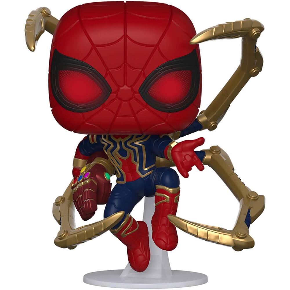Figura POP Marvel Vengadores Endgame Iron Spider with Nano Gauntlet FUNKO