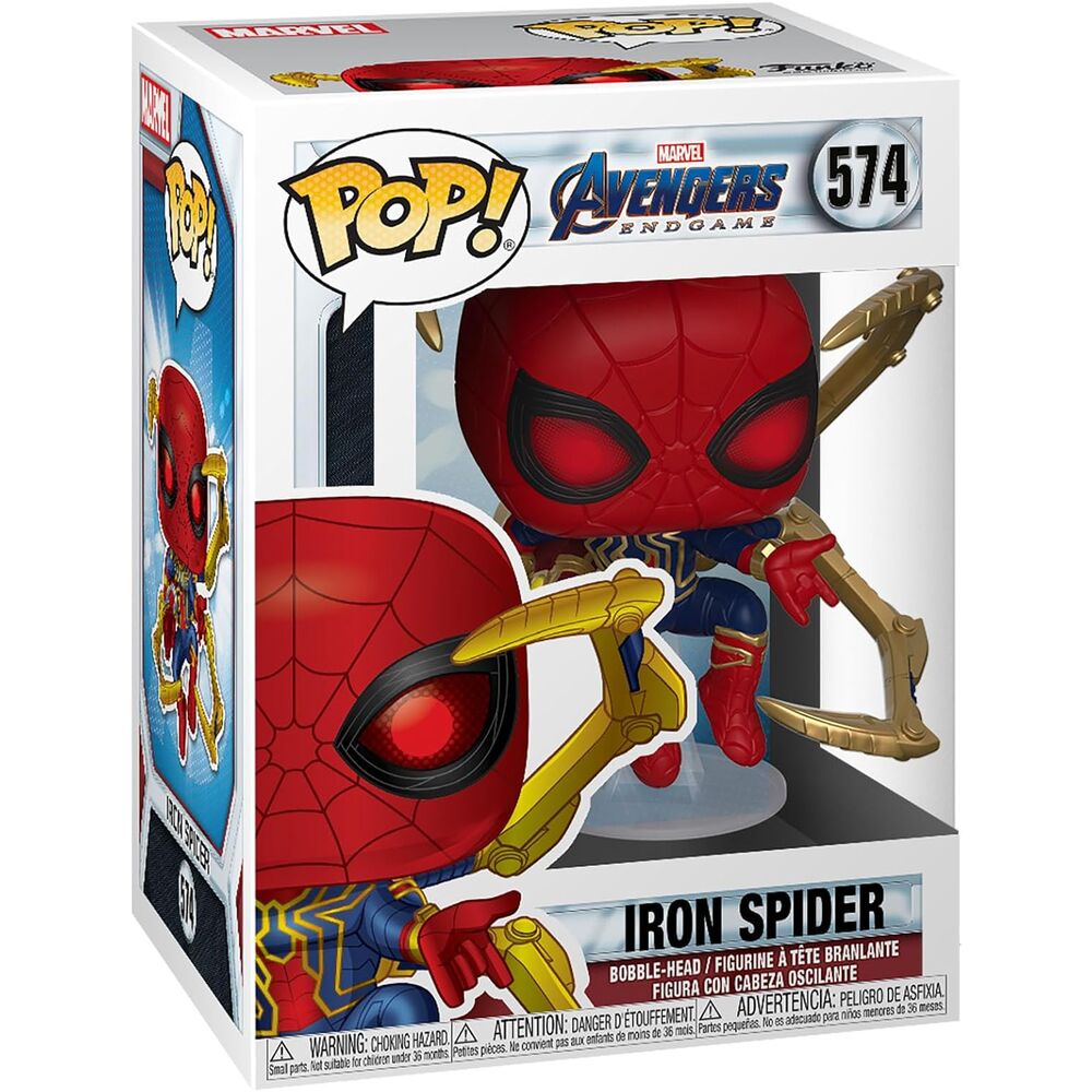 Figura POP Marvel Vengadores Endgame Iron Spider with Nano Gauntlet FUNKO