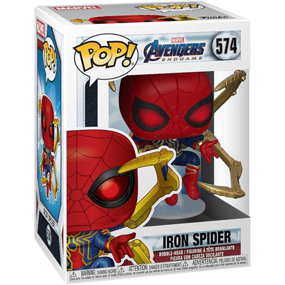 Figura POP Marvel Vengadores Endgame Iron Spider with Nano Gauntlet FUNKO
