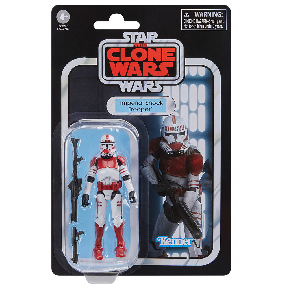 Figura Imperial Shock Trooper Star Wars: The Clone Wars 9,5cm HASBRO