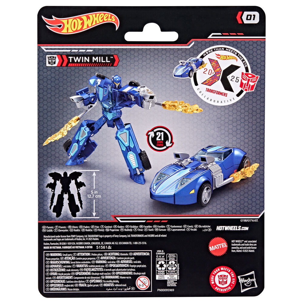Coche Twin Mill Transformers Hot Wheels HASBRO
