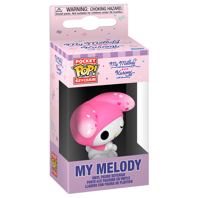 Llavero Pocket POP Hello Kitty 50th Anniversary My Melody FUNKO