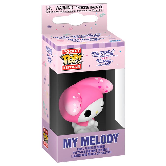 Llavero Pocket POP Hello Kitty 50th Anniversary My Melody FUNKO