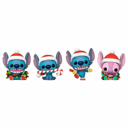 Arbol Navidad con 4 figuras Pocket POP Disney Stitch FUNKO