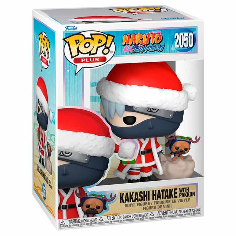 Figura POP Plus Naruto Shippuden Kakashi Hatake with Pakkun Holiday FUNKO