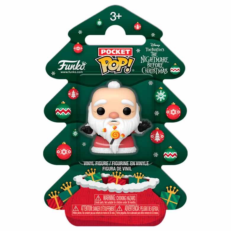 Figura Pocket POP Disney Pesadilla Antes de Navidad Sandy Claws FUNKO