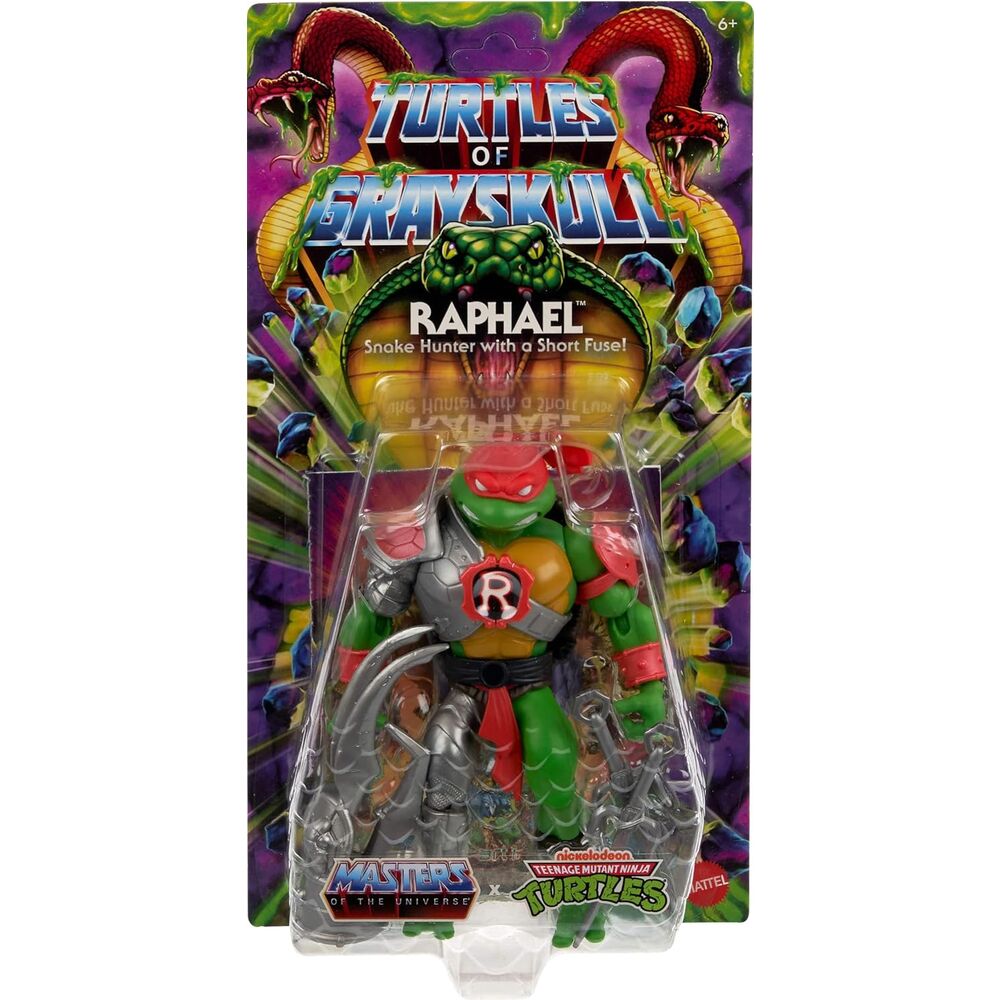 Figura Raphael Turtles of Grayskull Masters of the Universe 14cm MATTEL