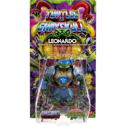 Figura Leonardo Turtles of Grayskull Masters of the Universe 14cm MATTEL