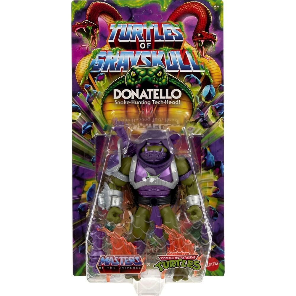 Figura Donatello Turtles of Grayskull Masters of the Universe 14cm MATTEL