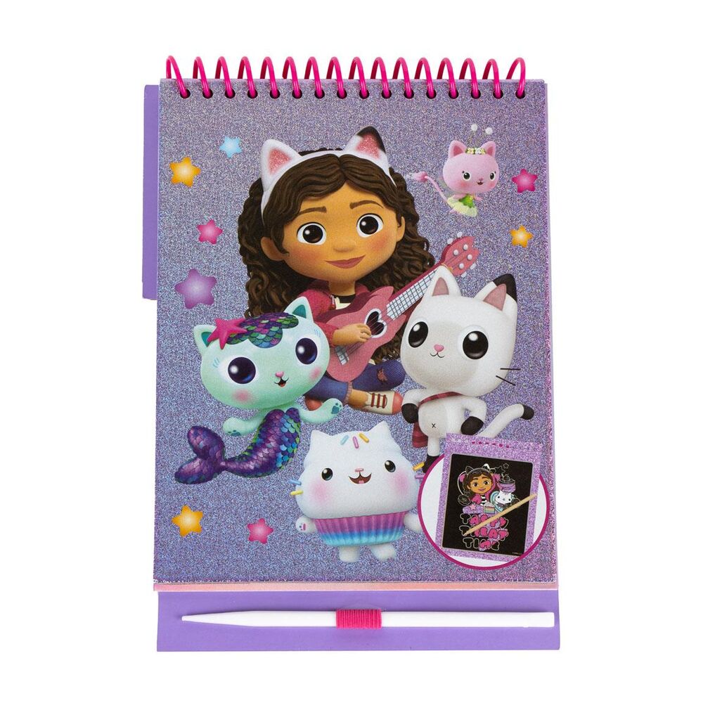 Set papeleria scratch La Casa de Muñecas de Gabby CERDÁ