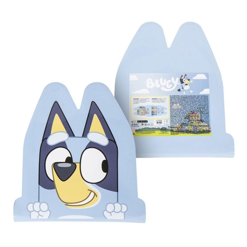 Set papeleria coloreable Bluey CERDÁ