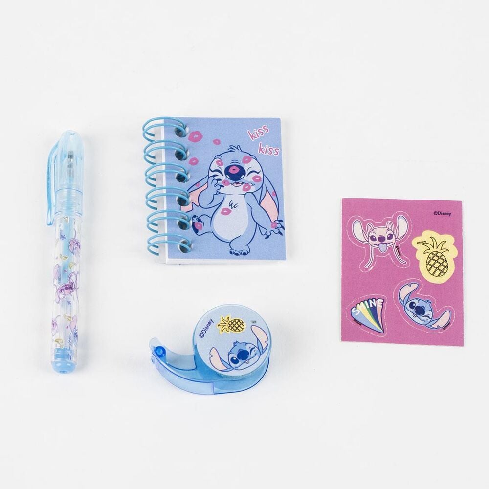 Set papeleria Mini Mochila Stitch Disney CERDÁ