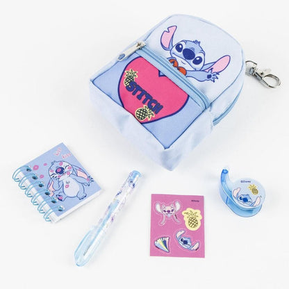 Set papeleria Mini Mochila Stitch Disney CERDÁ