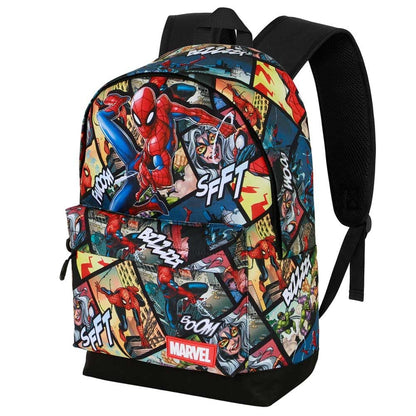 Mochila Panels Spiderman Marvel 44cm adaptable KARACTERMANIA