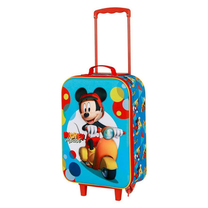 Maleta trolley 3D Scooter Mickey Disney 52cm KARACTERMANIA