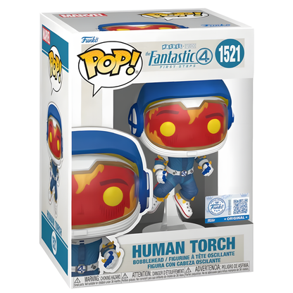 Figura POP Marvel Los 4 Fantasticos Antorcha Humana FUNKO