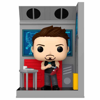 Figura POP Nooks Marvel Tony Stark in His Workshop FUNKO