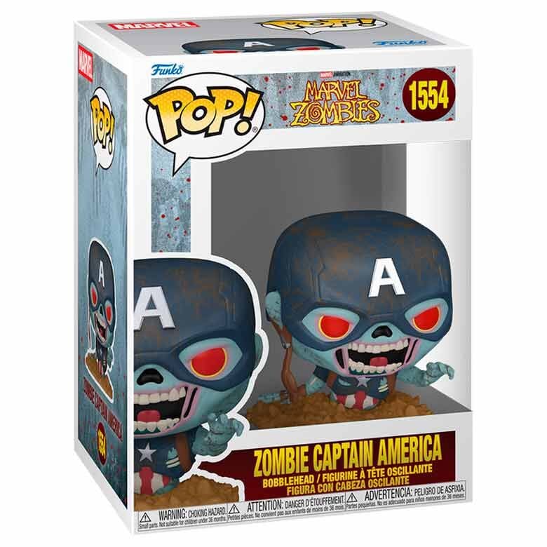 Figura POP Marvel - Marvel Zombies Capitan America FUNKO