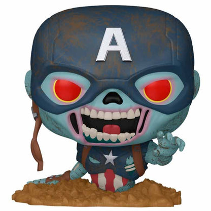 Figura POP Marvel - Marvel Zombies Capitan America FUNKO