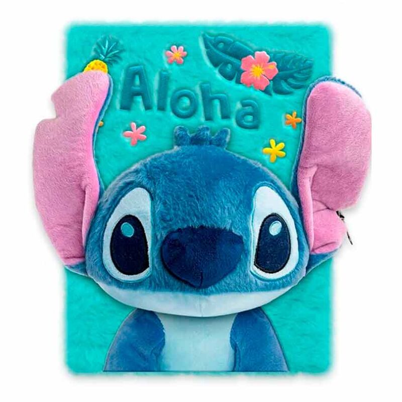 Diario secreto peluche 3D Stitch Disney KIDS LICENSING