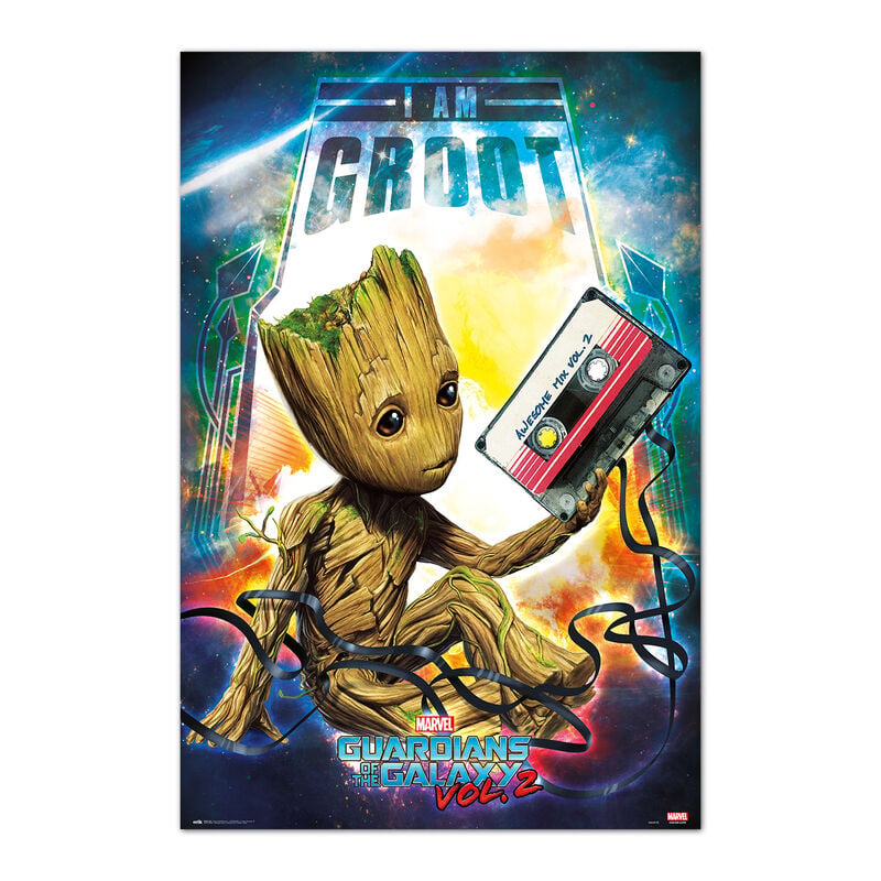 Poster Groot Guardianes de la Galaxia 2 Marvel ERIK