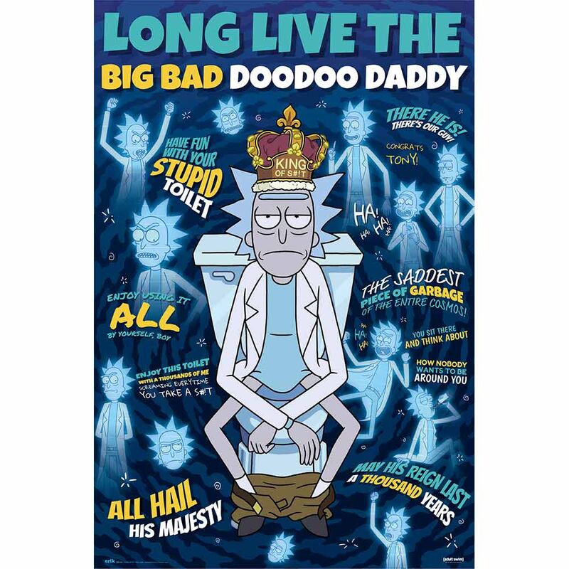 Poster Doodoo Daddy Rick & Morty ERIK