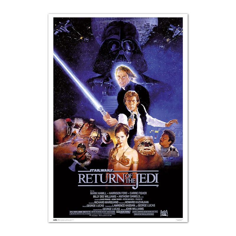 Poster El Retorno del Jedi Star Wars ERIK