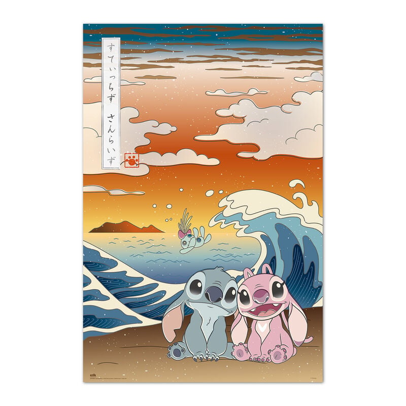 Poster Japon Angel & Stitch Disney ERIK