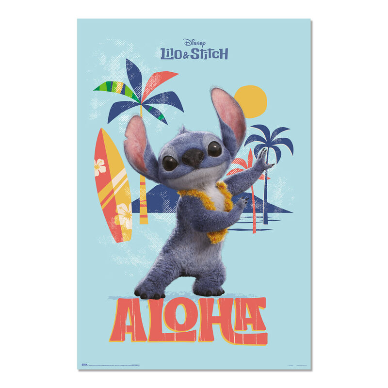 Poster Aloha Live Action Stitch Disney ERIK