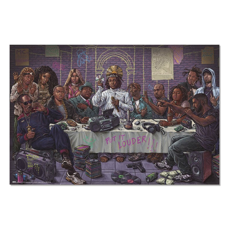Poster La Ultima Cena Hip Hop ERIK