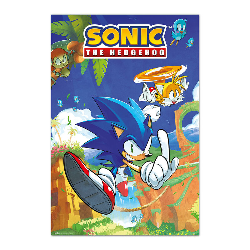 Poster Sonic & Tails Sonic The Hedgehog ERIK