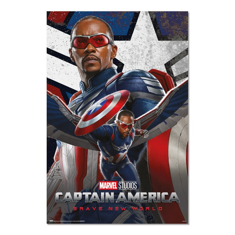 Poster Un Nuevo Mundo Capitan America Marvel ERIK