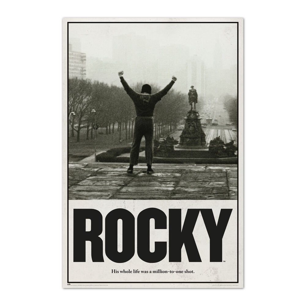 Poster Una Oportunidad Entre un Millon Rocky Balboa ERIK