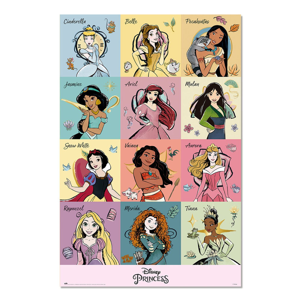 Poster Princesas Disney ERIK