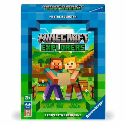 Juego cartas Explorers Minecraft español RAVENSBURGER
