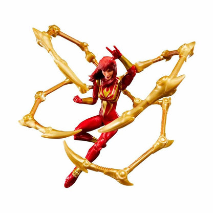 Figura Mary Jane Watson Iron Spider Magic The Gathering Spider-Man Marvel 15cm HASBRO