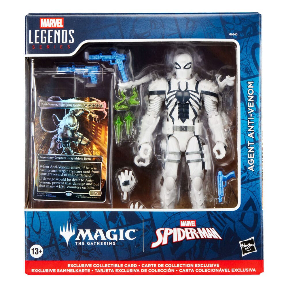 Figura Agent Anti-Venom Magic The Gathering Spider-Man Marvel 15cm HASBRO
