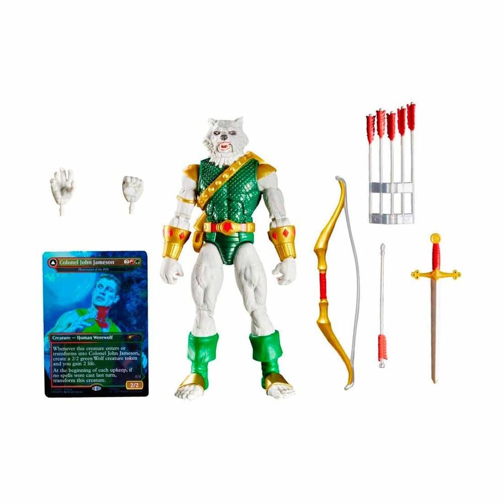 Figura Man-Wolf Magic The Gathering Spider-Man Marvel 15cm HASBRO