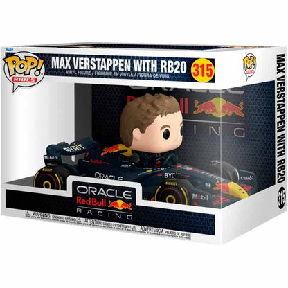 Figura POP Rides Super Deluxe Racing Oracle Red Bull Max Verstappen with RB20 FUNKO