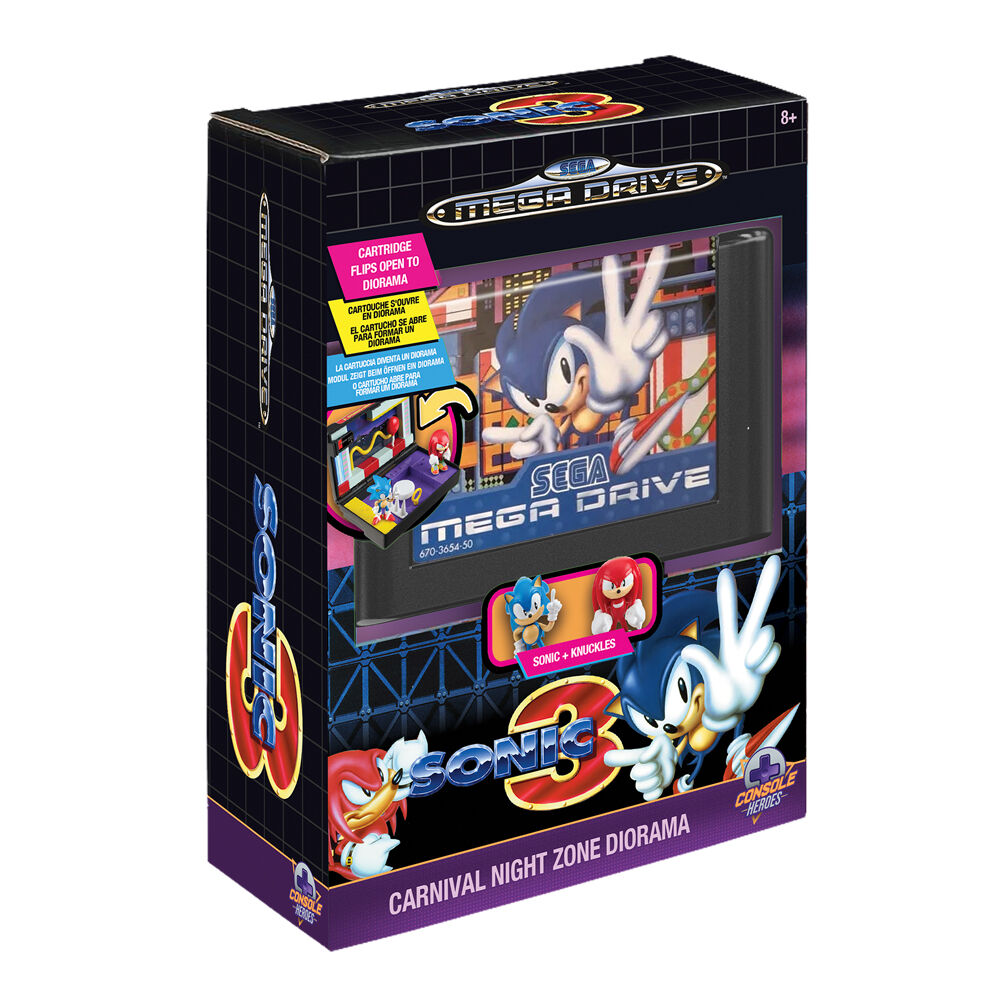 Diorama Mega Drive Sonic The Hedgehog 3 Console Heroes CONSOLE HEROES