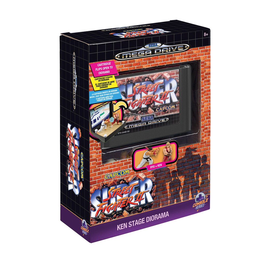 Diorama Mega Drive Street Figther Console Heroes CONSOLE HEROES