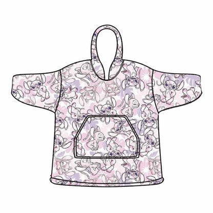 Bata sudadera oversize Angel Stitch Disney infantil DISNEY